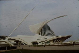 The Milwaukee Art Museum's Quadracci Pavilion in Milwaukee