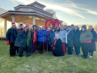 Members of the Riverport Chorus singing